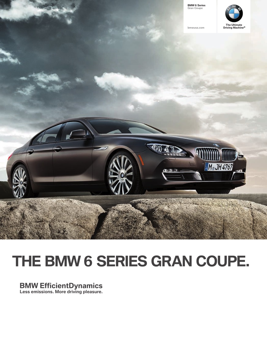 2013 BMW 6-Series Gran Coupe Brochure